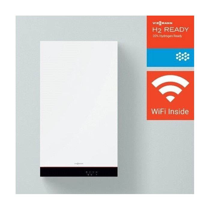 Gāzes katls VIESSMANN Vitodens 050-W 3.2-19.0 kW ar momentāno ūdens sagatavošanu, Z024795