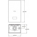 Gas condensing boiler PROTHERM Gepard Condens 6.3-26.5 kW with the option to connect a storage water heater, 25MKO