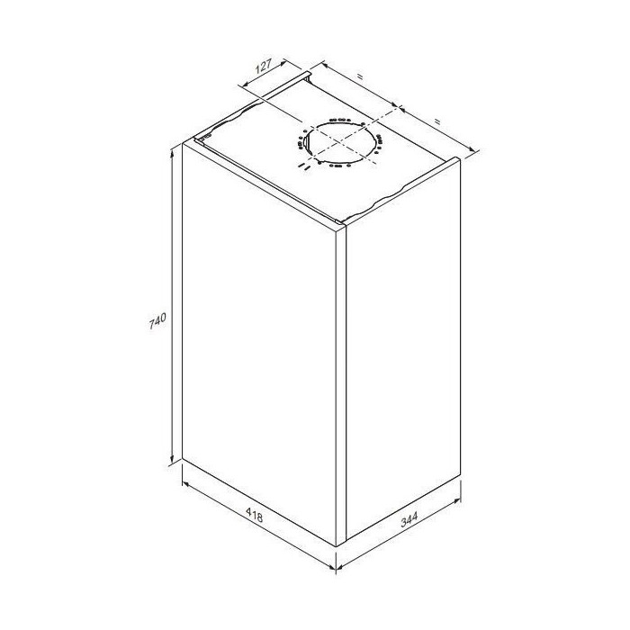 Gas condensing boiler PROTHERM Panther Condens 25 KKO-CS/1 3.3-26.9 kW with the option to connect a storage water heater