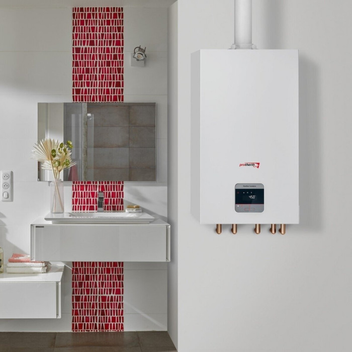 Газовый конденсационный котел PROTHERM Panther Condens 30 KKO-CS/1 4,4-32,8 кВт с возможностью подключения накопительного водона