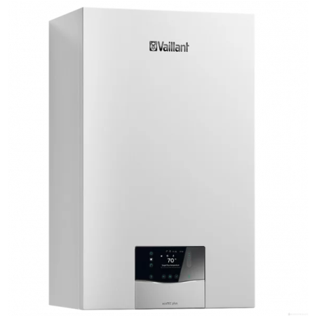 Gāzes kondensācijas katls VAILLANT ecoTEC plus 2,9-14,8 kW VU 15CS/1-5 ar iespēju pieslēgt tilpuma ūdens sildītāju