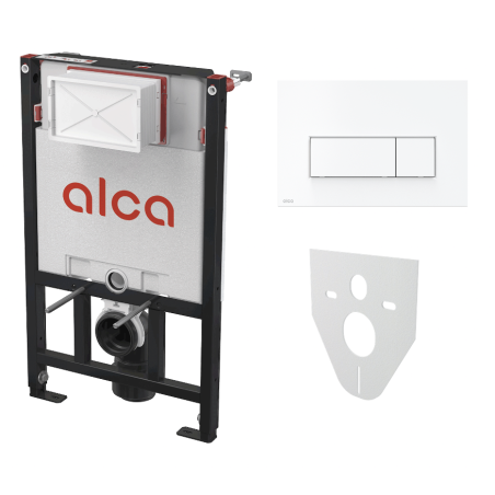 Potinkamā WC rāmja komplekts ALCADRAIN (4 in 1) 85 cm augsts