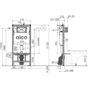 Потолочные рамы для унитазов ALCADRAIN (4 в 1) + подвесной блок с крышкой IDEAL STANDARD Tesi с AquaBlade