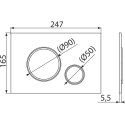 Потолочные рамы для унитазов ALCADRAIN (4 в 1) + подвесной блок с крышкой IDEAL STANDARD Tesi с AquaBlade
