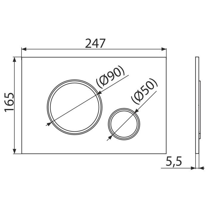 Potinkamā WC rāmja komplekti ALCADRAIN (4 in 1) + piekārts elements ar vāku IDEAL STANDARD Tesi ar AquaBlade