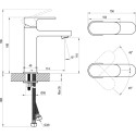 RAVAK Chrome faucet, X070191