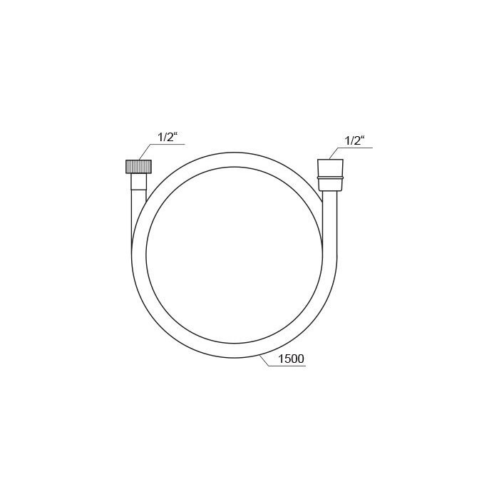 RAVAK shower hose, X07P568