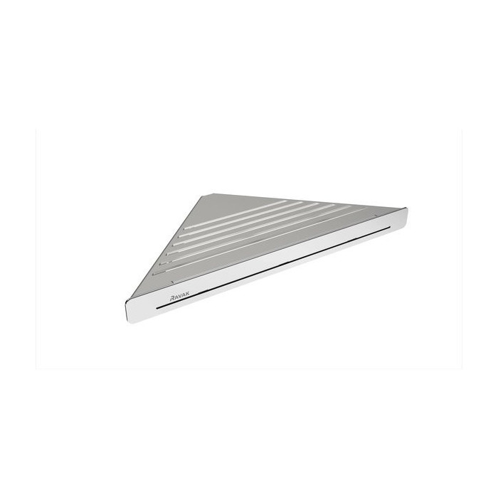 Stūra plaukts RAVAK Slim C, satīns-hroms, X07P578