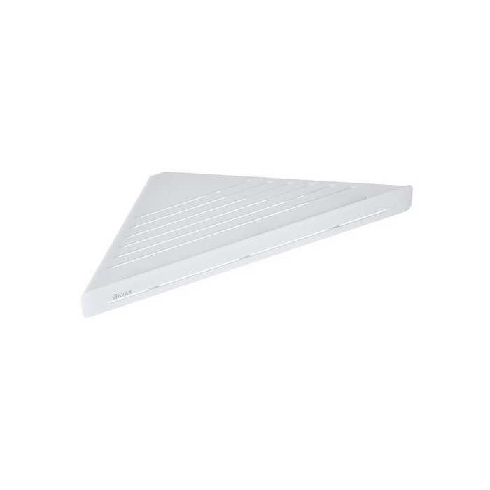 Stūra plaukts RAVAK Slim C, balti balts, X07P652