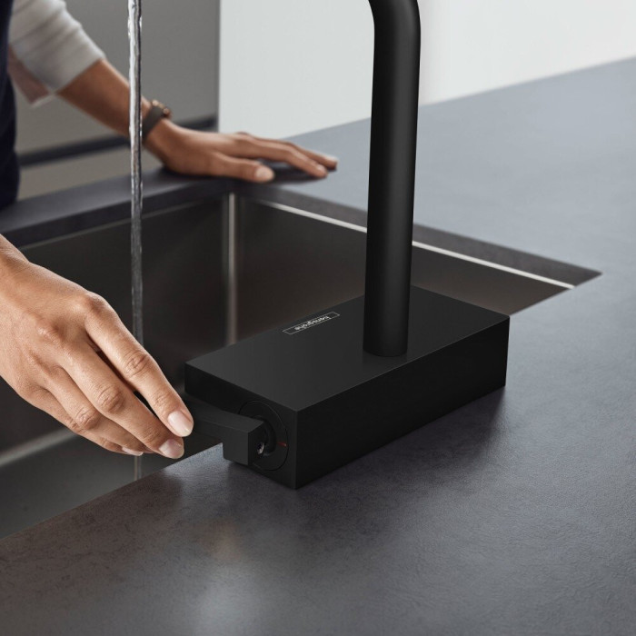 Kitchennis (izlietnes) maisītājs ar izvelkamu šļūteni HANSGROHE Aquno Select M81, 73836670