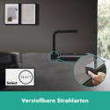 Kitchennis (izlietnes) maisītājs ar izvelkamu šļūteni HANSGROHE Aquno Select M81, 73836670