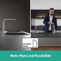 Virtuves (izlietnes) maisītājs ar izvelkamu šļūteni HANSGROHE Aquno Select M81, 73830000