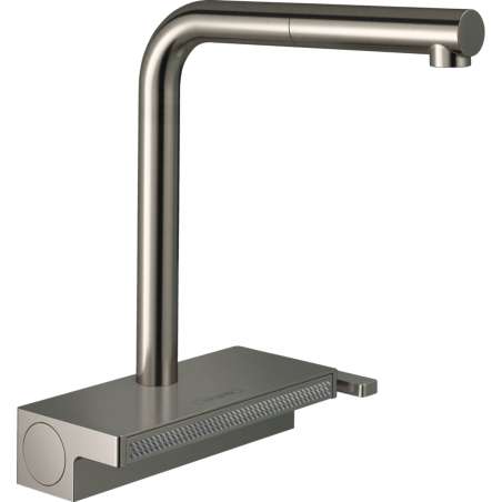 Кухонный смеситель с выдвижным шлангом HANSGROHE Aquno Select M81, 73830800