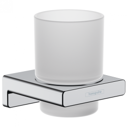 Turētājs ar stiklu HANSGROHE AddStoris, 41749000