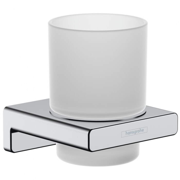 Holder with glass HANSGROHE AddStoris, 41749000