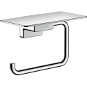 Tualetpapīra turētājs ar plauktiņu HANSGROHE AddStoris 41772000, hroms