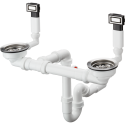 Siphons for the HANSGROHE sink space-saving, 43922800