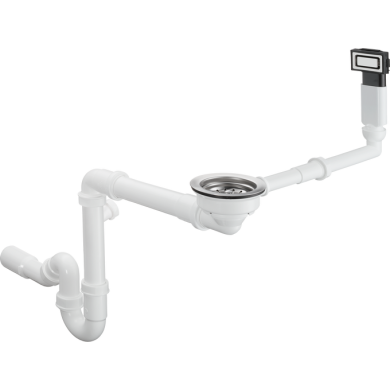 Sifoni plautuvei HANSGROHE vietu taupošs, 443921800