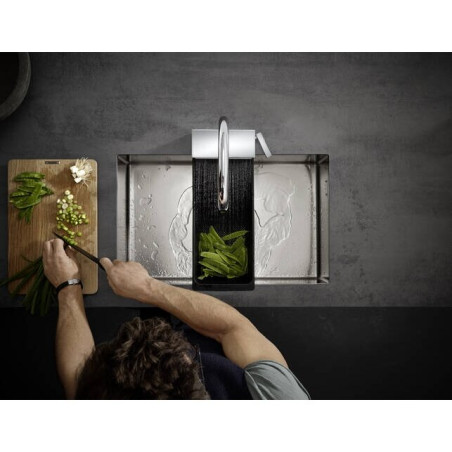 Сифон HANSGROHE, черный матовый, 40963000