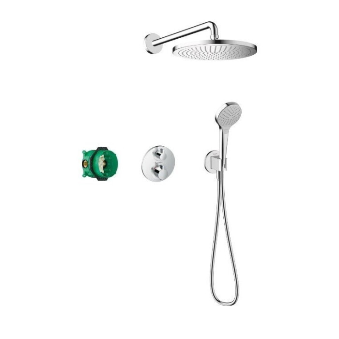 Встраиваемый термостатический душ 4 в 1 комплект HANSGROHE Croma 280, 27954000