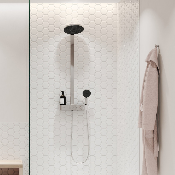 Shower system with thermostat HANSGROHE Pulsify S, 24241000