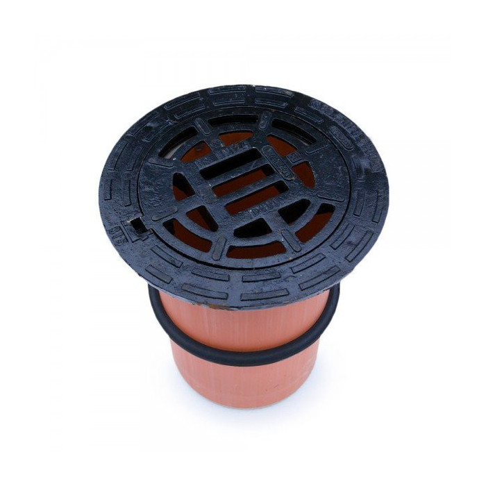 Cover for the roadway part 315 x 500 mm, housings, with rubber gasket