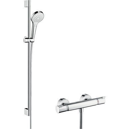 Термостатический смеситель для душа с душевым стойком 95,9 см HANSGROHE Croma Select S, 27014400