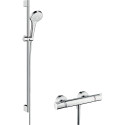 Thermostatic shower mixer with 95.9 cm shower stand HANSGROHE Croma Select S, 27014400