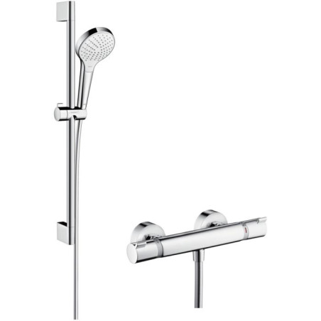 Thermostatic shower mixer with 66.9 cm shower stand HANSGROHE Croma Select S, 227013400