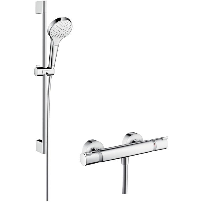 Thermostatic shower mixer with 66.9 cm shower stand HANSGROHE Croma Select S, 227013400