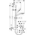 Thermostatic shower mixer with 66.9 cm shower stand HANSGROHE Croma Select S, 227013400