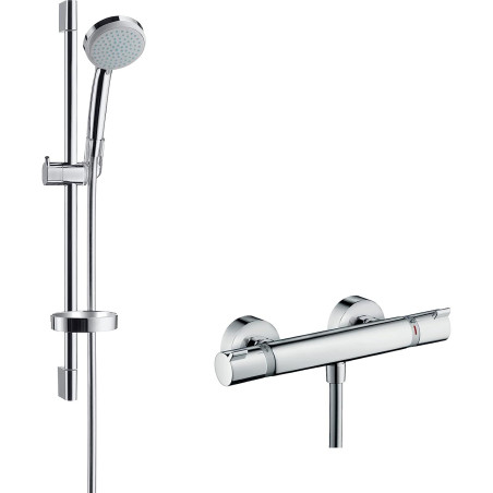Termostatiskais dušas maisītājs ar 66,8 cm dušas stendu HANSGROHE Croma 100, 27034000