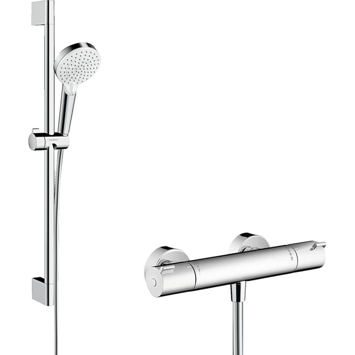 Termostatiskais dušas maisītājs ar 66,9 cm dušas stendu HANSGROHE Crometta, 27812400
