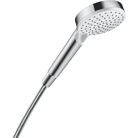 Термостатический душевой смеситель с душевым стойком HANSGROHE Crometta, 27813400, высотой 95,9 см