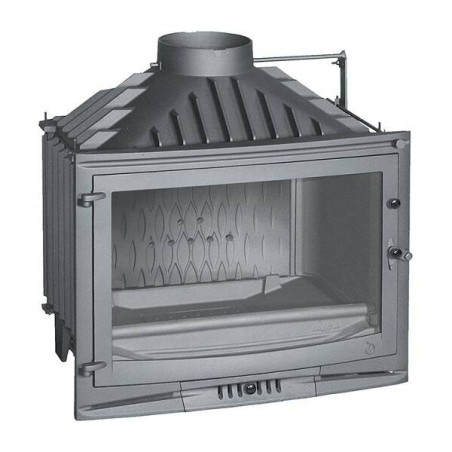 The intended fireplace insert INVICTA Selenic 700 with a straight glass is a damper (9769.75)