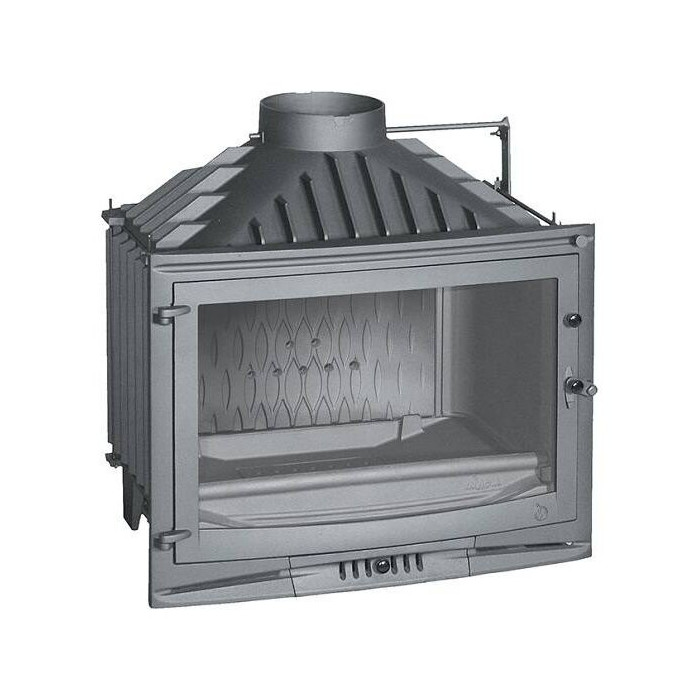 The intended fireplace insert INVICTA Selenic 700 with a straight glass is a damper (9769.75)