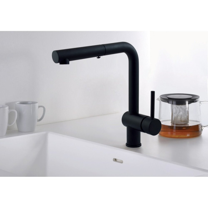 Kitchennis (izlietnes) maisītājs PAFFONI Light, LIG285NO-MET