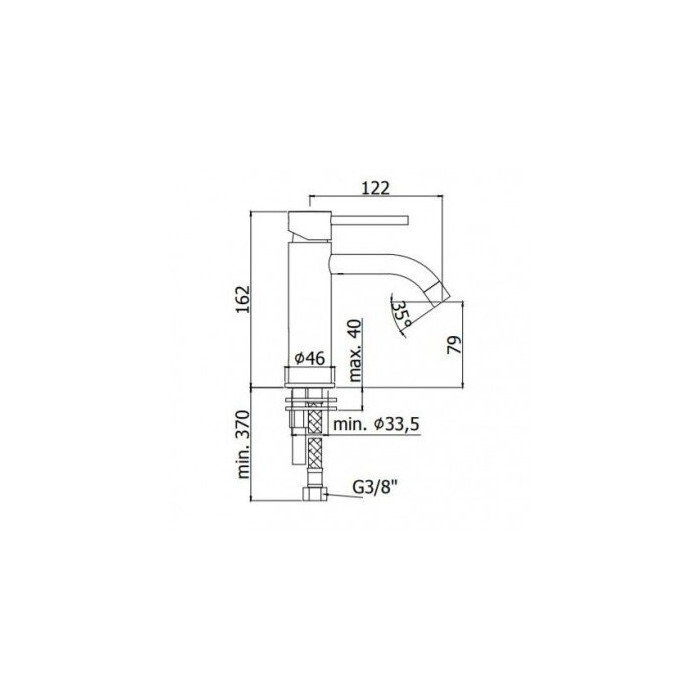 Смеситель биде PAFFONI Light, LIG131NO