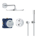 Potīņu termostatiskais dušas komplekts GROHE Grohtherm Rainshower Cosmopolitan 310, 34731000