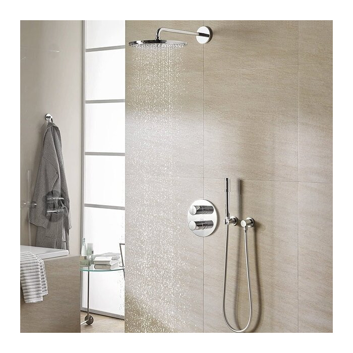 Встраиваемый термостатический душевой комплект GROHE Grohtherm Rainshower Cosmopolitan 310, 34731000