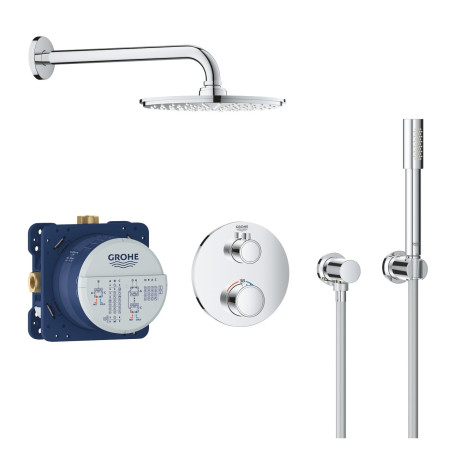 Built-in thermostatic shower set GROHE Grohtherm Rainshower Cosmopolitan 210, 34732000