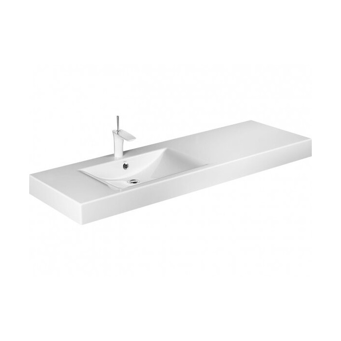 Akmens masas mēbeļu izlietne PAA Long Step, 1500 x 490 mm, ILS1500/K/00