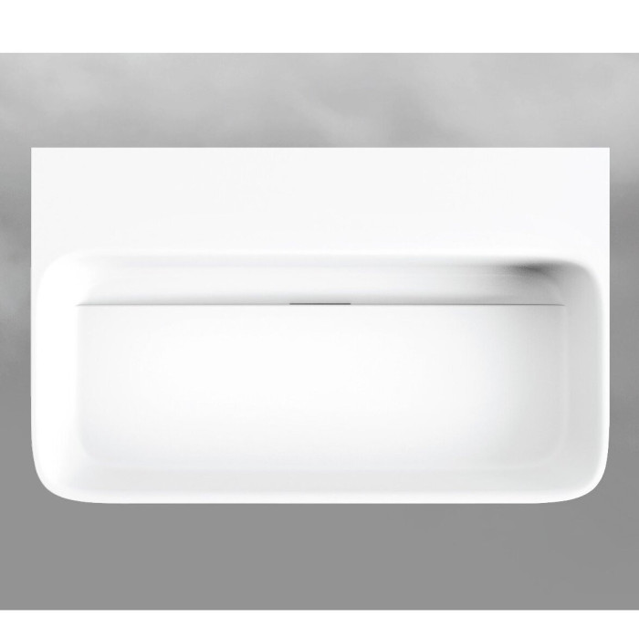 Uzstādāms izlietne PAA Quadro Silkstone, 700 x 430 mm, IQUAS/00