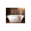 Stone composite bathtub PAA Quadro Silkstone, 700 x 1590 mm, VAQUABSS/00