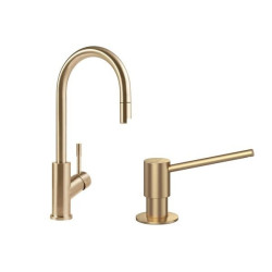 Смеситель для раковины с дозаторами для мыла VILLEROY & BOCH Umbrella Flex, 92540003+92362003