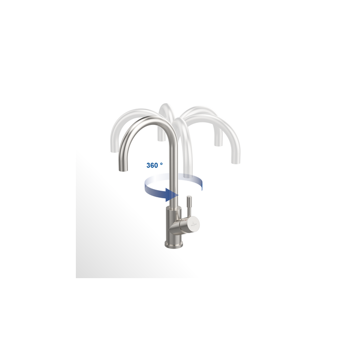 Смеситель для раковины с дозаторами для мыла VILLEROY & BOCH Umbrella Flex, 92540003+92362003
