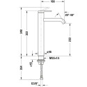 Mixer for sink DURAVIT C.1 XL, C11040002010