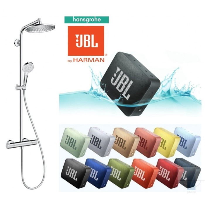 Termostatiska lietus duša sistēma HANSGROHE Crometta S 240 Varia 1jet, 26781000 + JBL dāvana