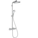 Termostatiska lietus duša sistēma HANSGROHE Crometta S 240 Varia 1jet, 26781000 + JBL dāvana