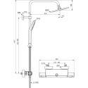 Системы верхнего душа IDEAL STANDARD, IdealRain, A7545XG
